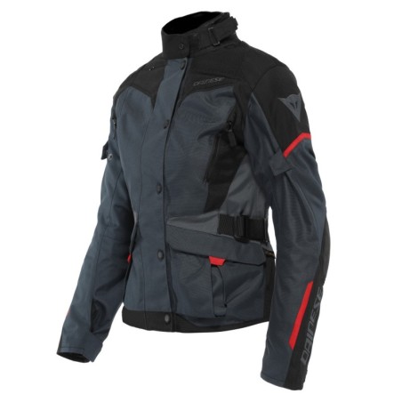 CAZADORA DAINESE TEMPEST 3 LADY D-dry EBONY/BLACK/LAVA RED