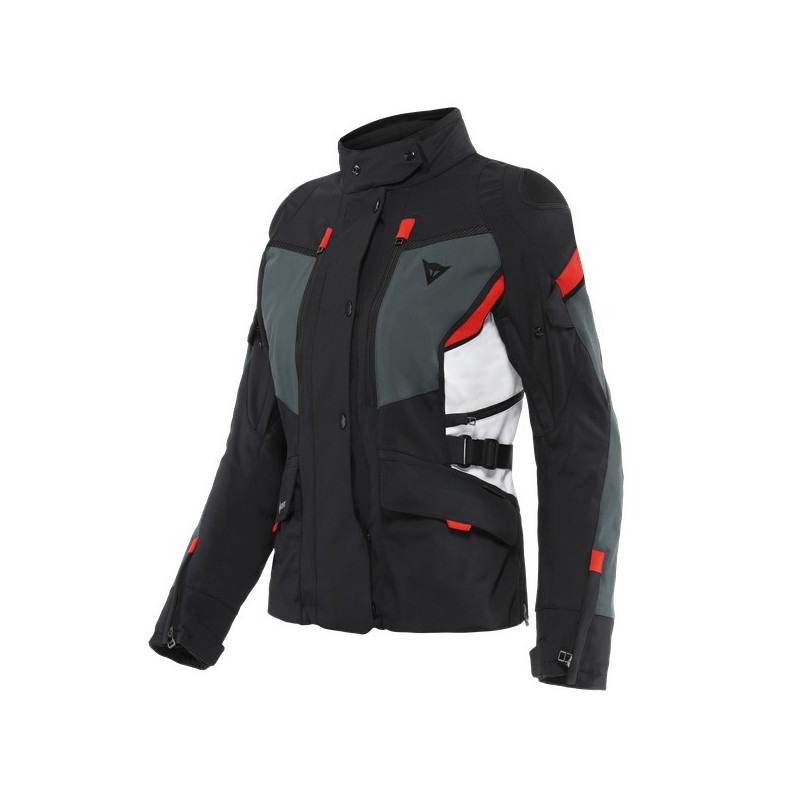 CHAQUETA DAINESE CARVE MASTER 3 LADY BLACK/EBONY/LAVA-RED