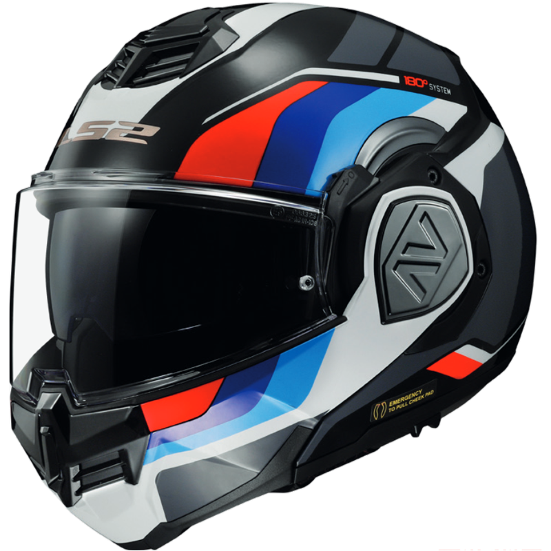 Casco Ls2 FF906 ADVANT SPORT NEGRO/AZUL/ROJO | Boutique Motor