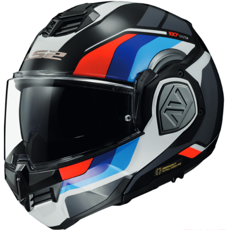 Casco Ls2 FF906 ADVANT SPORT NEGRO/AZUL/ROJO | Boutique Motor