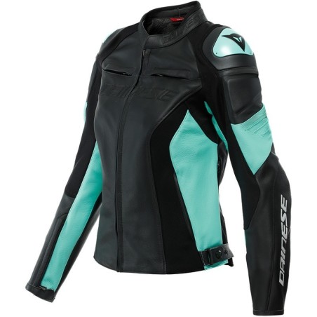 Cazadora Dainese RACING 4 PIEL LADY AQUA | Boutique Motor