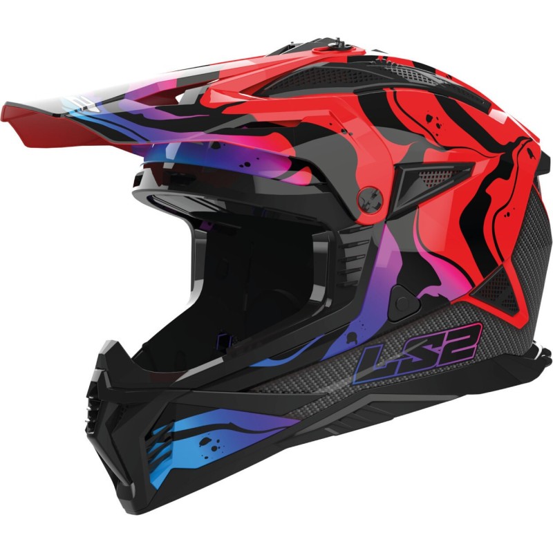 Casco Ls2 MX708 FAST II WASH ROJO | Boutique Motor