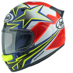Casco Arai QUANTIC STAR & STRIPES ROJO | Boutique Motor