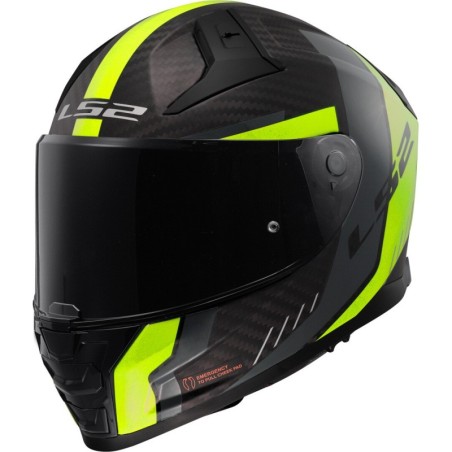 Casco Ls2 FF811 VECTOR II C GRID AMARILLO FLUOR | Boutique Motor