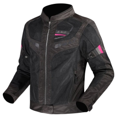 Cazadora Ls2 GARDA AIR LADY NEGRA/ROSA | Boutique Motor