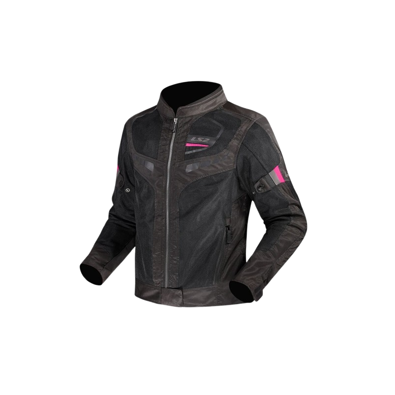 Cazadora Ls2 GARDA AIR LADY NEGRA/ROSA | Boutique Motor