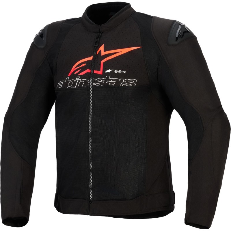 Cazadora Alpinestars SMX AIR NEGRO/ROJO | Boutique Motor