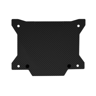 Placa Porta Número Plastico Carbono