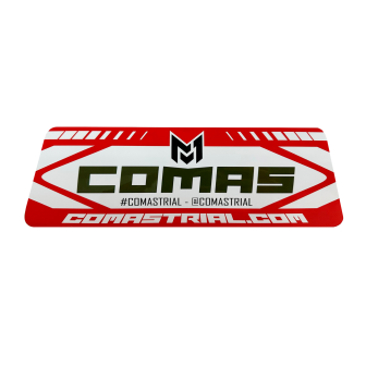 Adhesivo publicitario COMAS